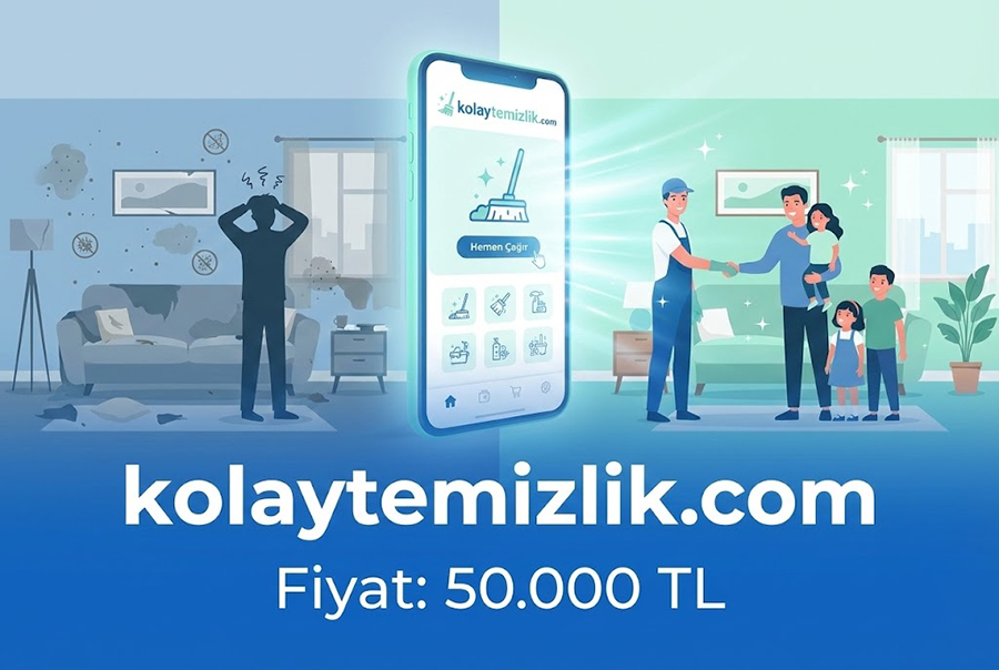 kolaytemizlik.com Domaini Satılık