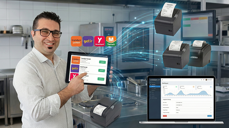 4 Büyük Yemek Platformlarında Mağaza Kurulumu ve Entegrasyon Danışmanlığı